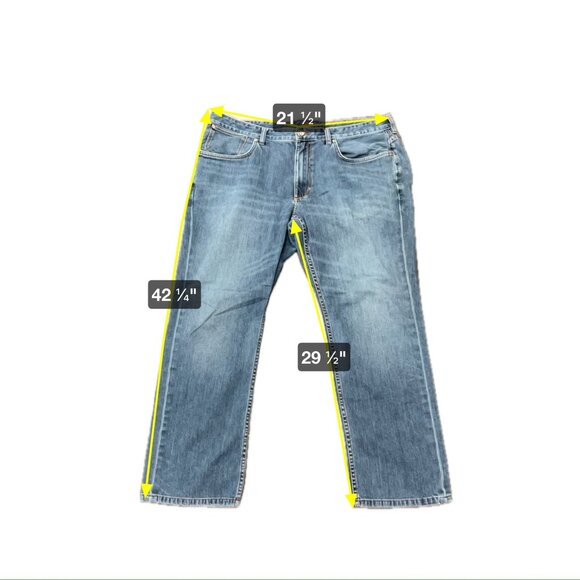 Tommy Bahama Mens Denim Jeans Authentic Classic Fit Mid Blue Straight Leg Sz 40 - Picture 6 of 8
